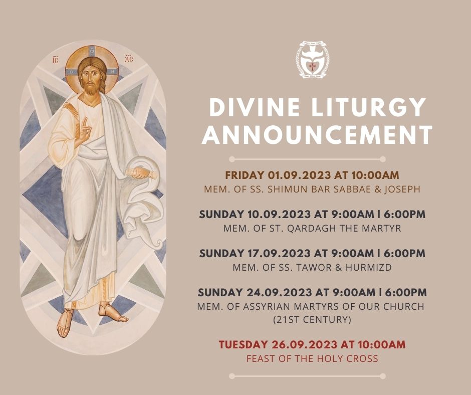 Read more about the article September Divine Liturgy Services